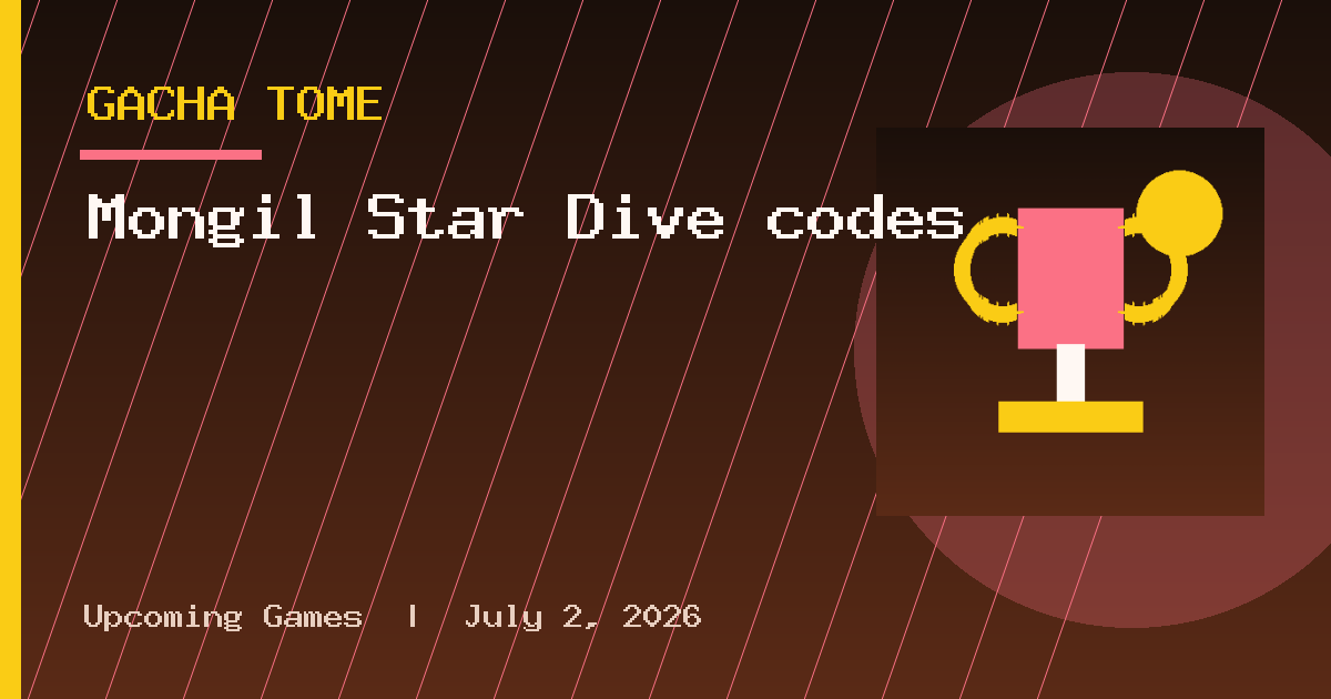 Mongil Star Dive codes